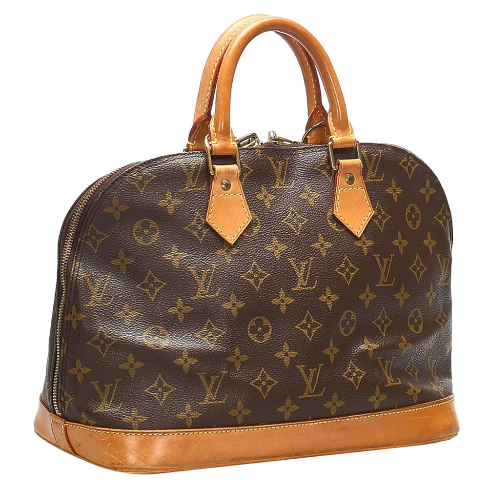 

Louis Vuitton Brown Monogram Canvas Alma PM Bag