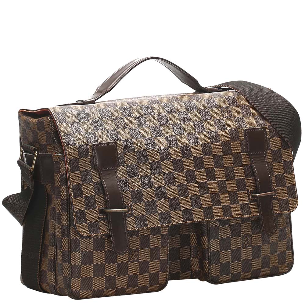 

Louis Vuitton Damier Ebene Canvas Broadway Bag, Brown