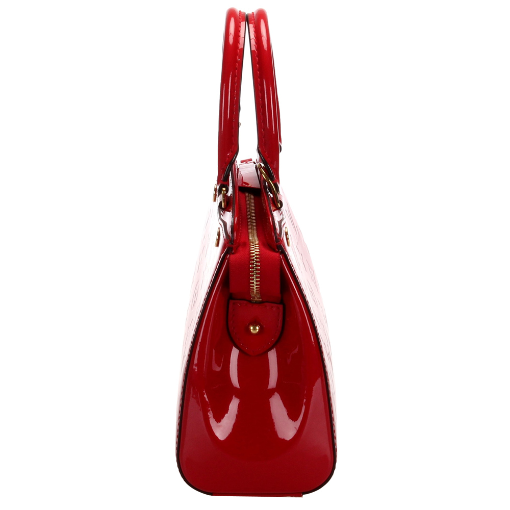 

Louis Vuitton Red Monogram Vernis Brea PM Bag