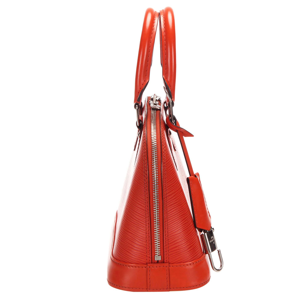 

Louis Vuitton Red Epi Leather Alma Bag