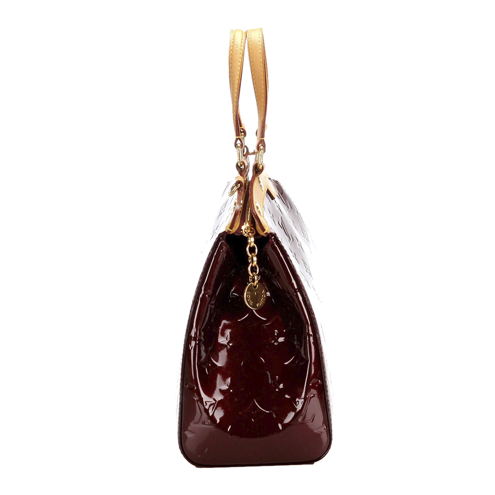 

Louis Vuitton Red Monogram Vernis Brea MM Bag, Beige