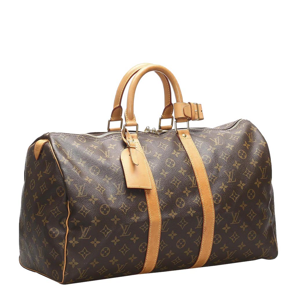

Louis Vuitton Brown Monogram Canvas Keepall 45 bag