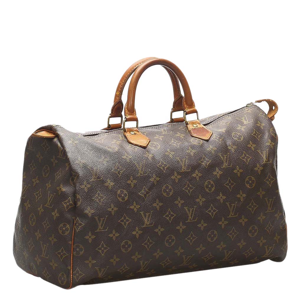 

Louis Vuitton Brown Monogram Canvas Speedy 40 Bag