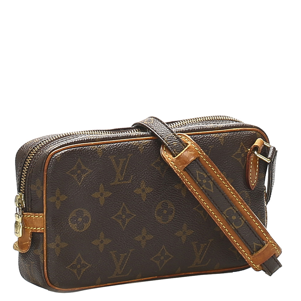 

Louis Vuitton Brown Monogram Canvas Marly Bandouliere Bag