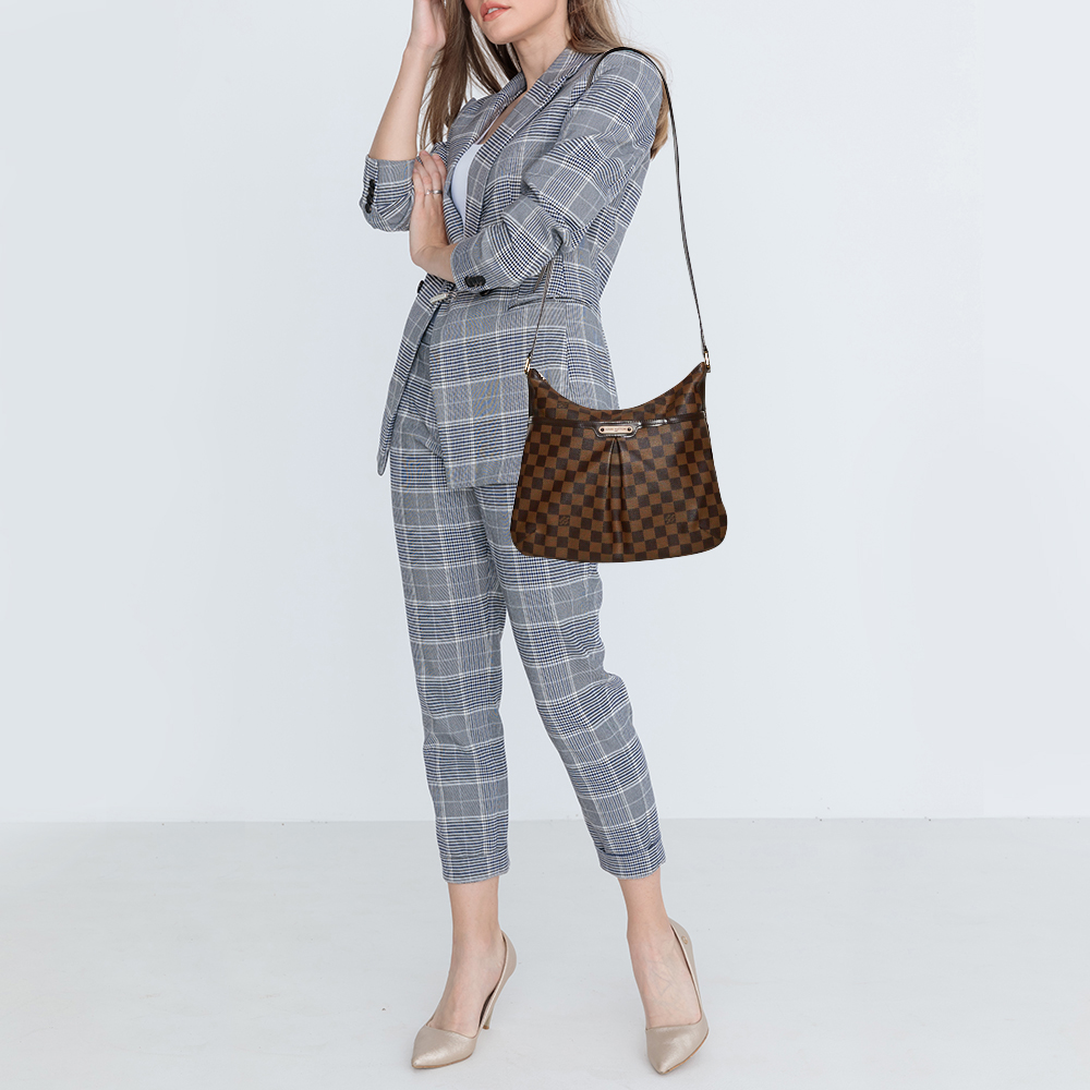 

Louis Vuitton Damier Ebene Canvas Bloomsbury PM Bag, Brown