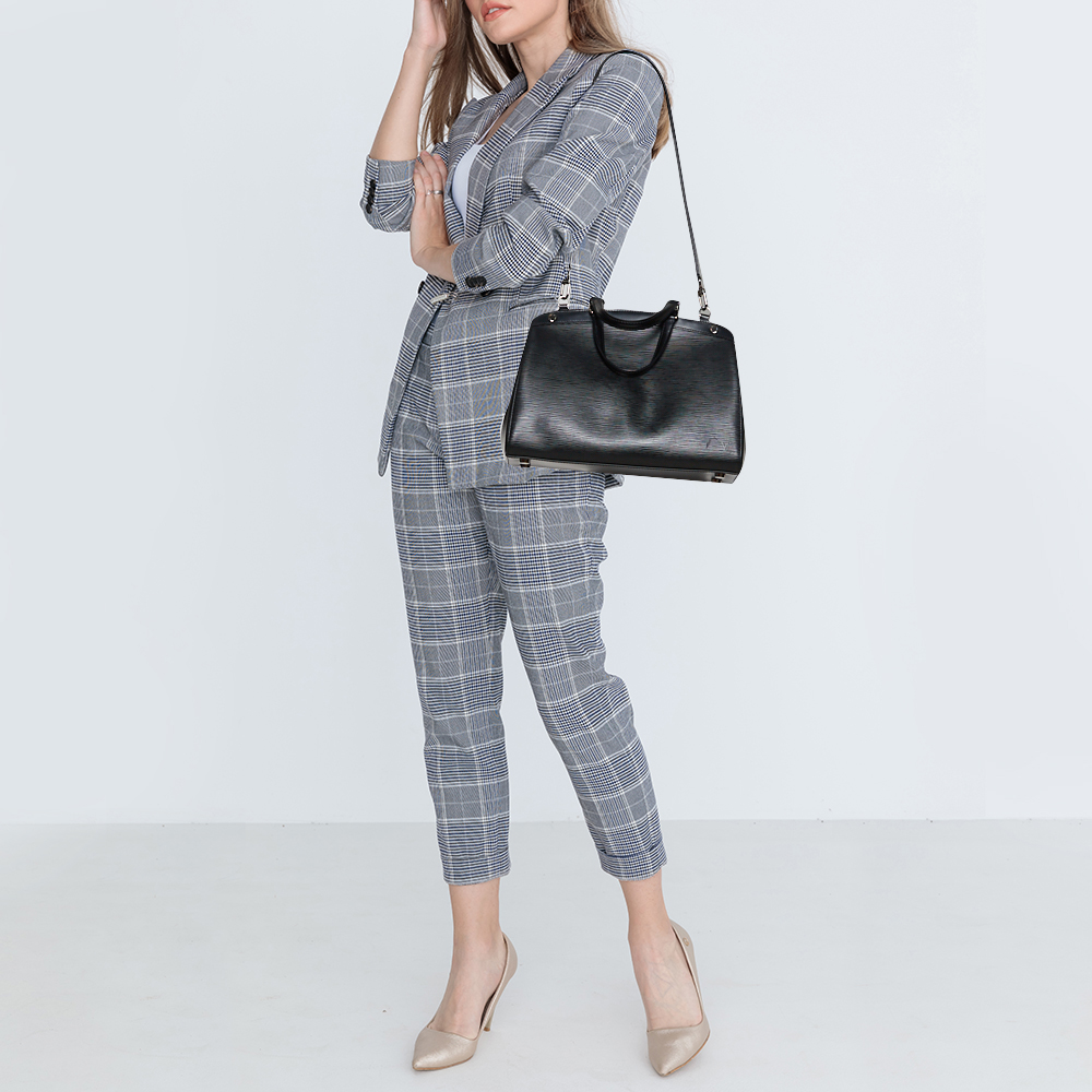 

Louis Vuitton Black Epi Leather Brea MM Bag