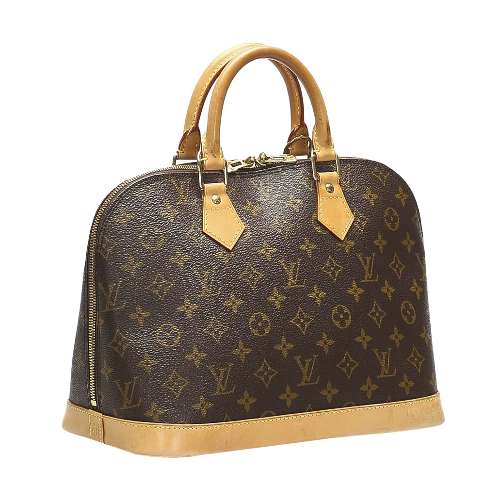 

Louis Vuitton Brown Monogram Canvas Alma PM Bag