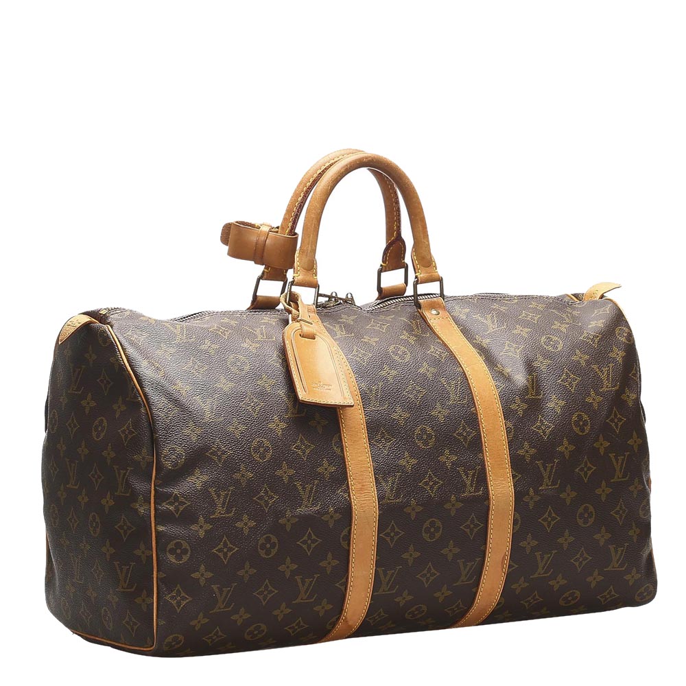 

Louis Vuitton Brown Monogram Canvas Keepall 50 Bag
