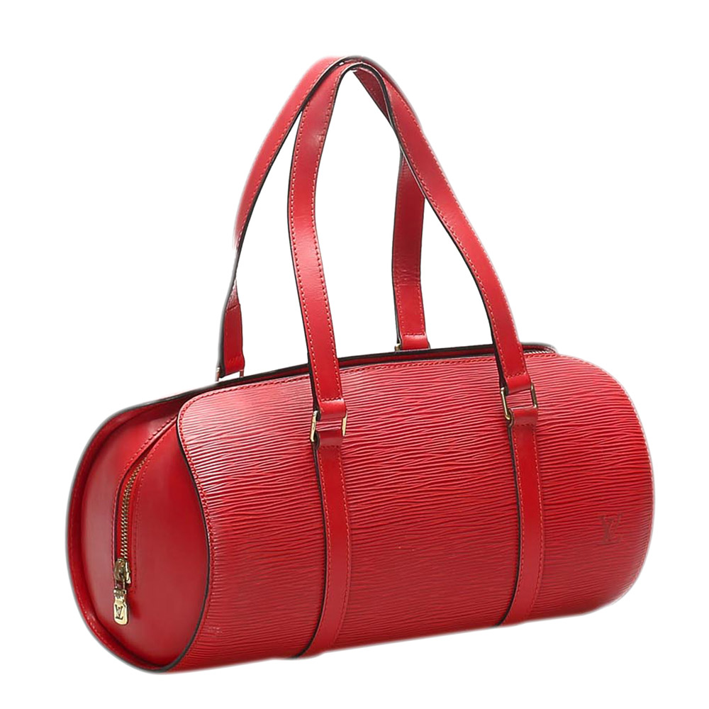

Louis Vuitton Red Epi Leather Soufflot Bag