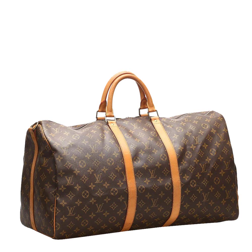 

Louis Vuitton Brown Monogram Canvas Keepall Bandouliere 55 Bag