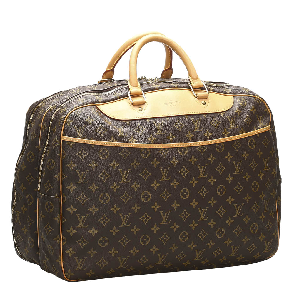 

Louis Vuitton Brown Monogram Canvas Alize Heures 24 Briefcase Bag