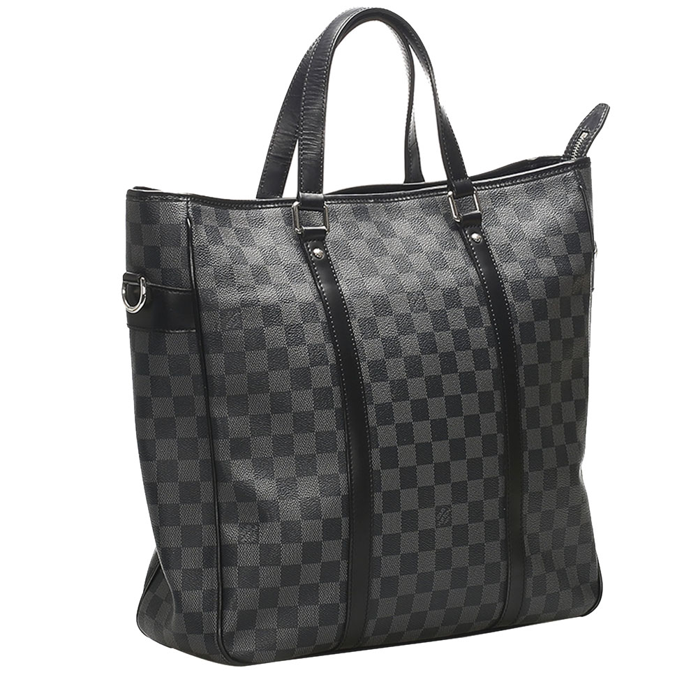 

Louis Vuitton Black/Grey Damier Graphite Canvas Tadao PM Bag