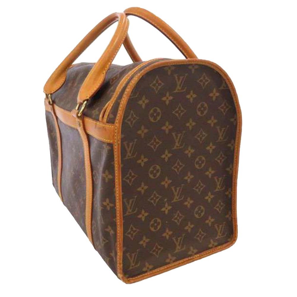 

Louis Vuitton Brown Monogram Canvas Sac Chien Pet Carrier 40 Bag