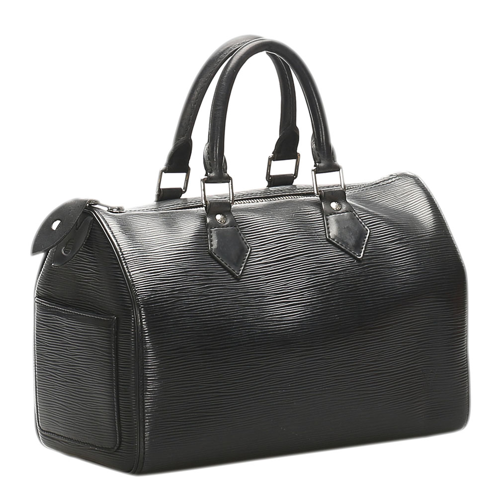 

Louis Vuitton Black Epi Leather Speedy 25 Bag