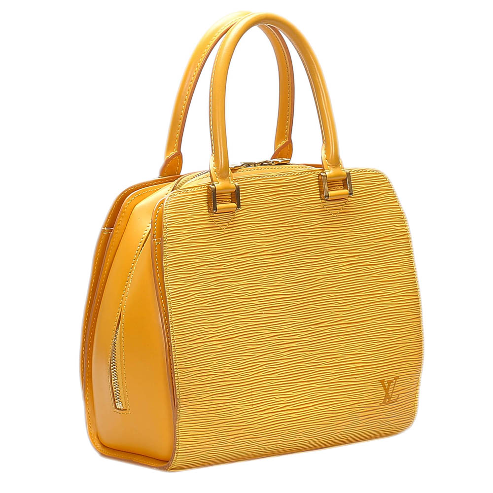 

Louis Vuitton Yellow Epi Leather Pont Neuf bag