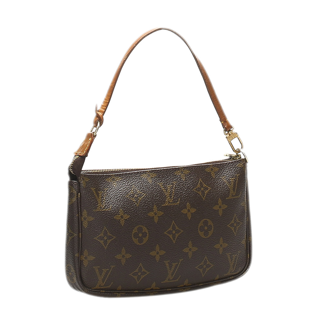 

Louis Vuitton Brown Monogram Canvas Pochette Accessoires Bag