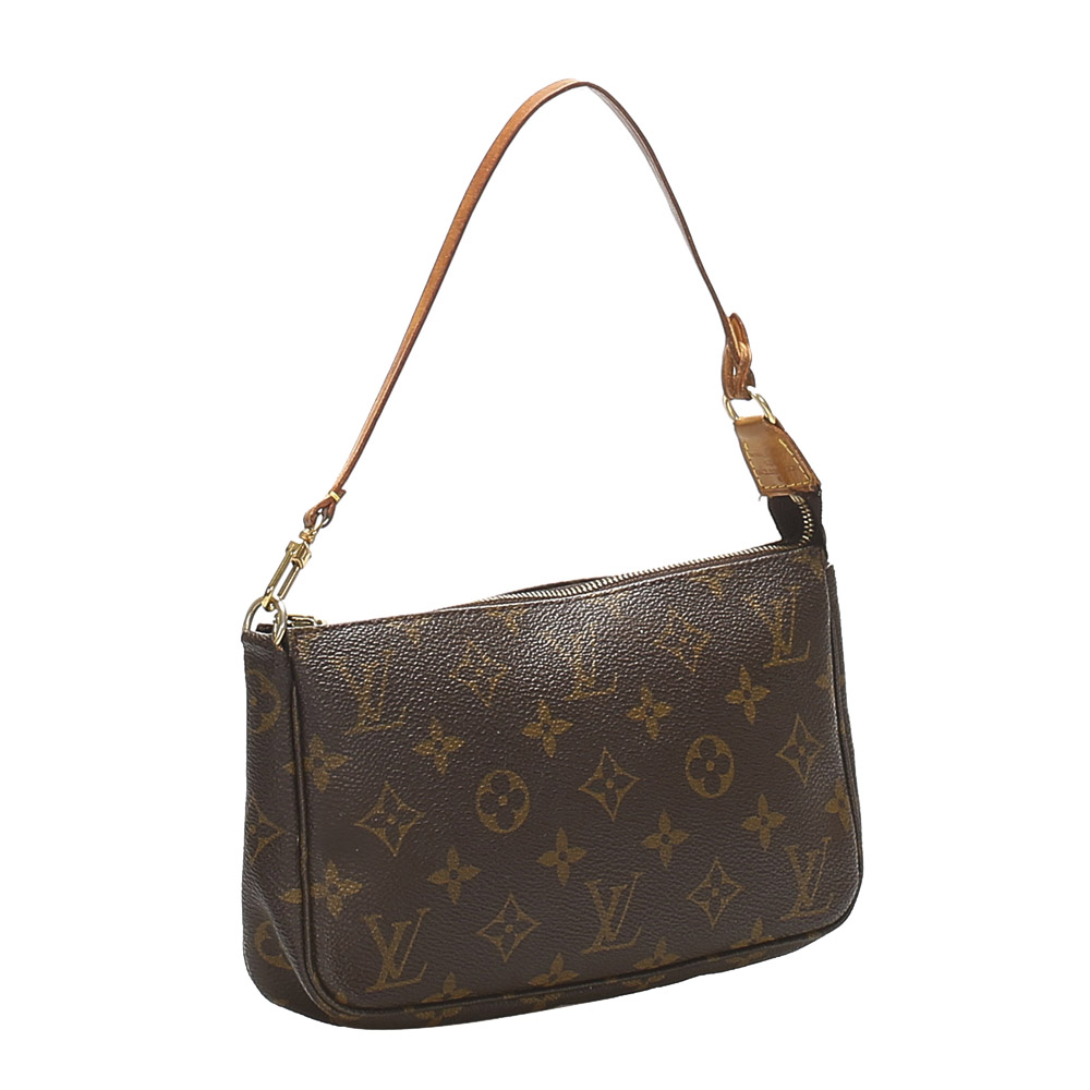 

Louis Vuitton Brown Monogram Canvas Pochette Accessoires Bag