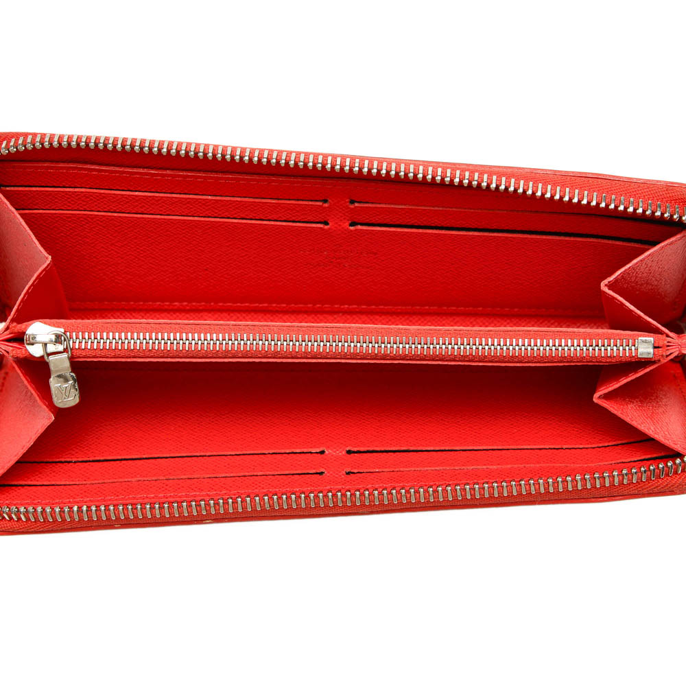 

Louis Vuitton Red Epi Leather Clemence Wallet