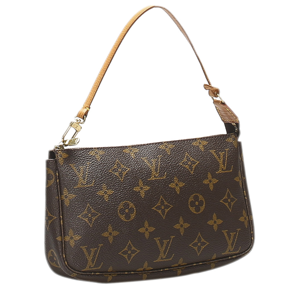 

Louis Vuitton Brown Monogram Canvas Pochette Accessoires Bag