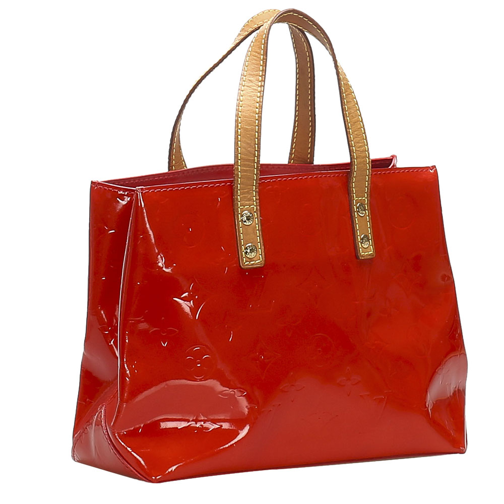 

Louis Vuitton Red Monogram Vernis Reade PM Bag
