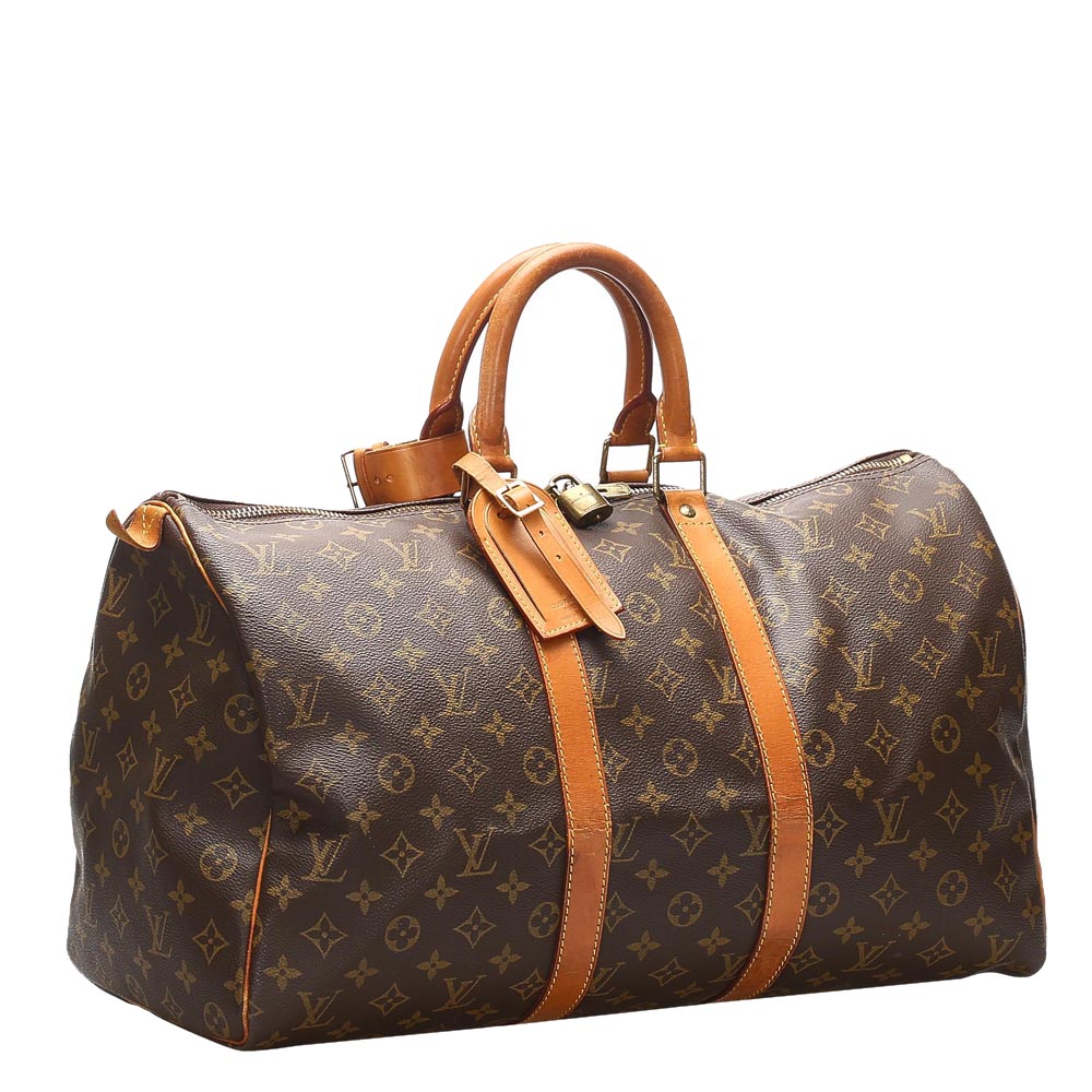 

Louis Vuitton Brown Monogram Canvas Keepall 45 Bag