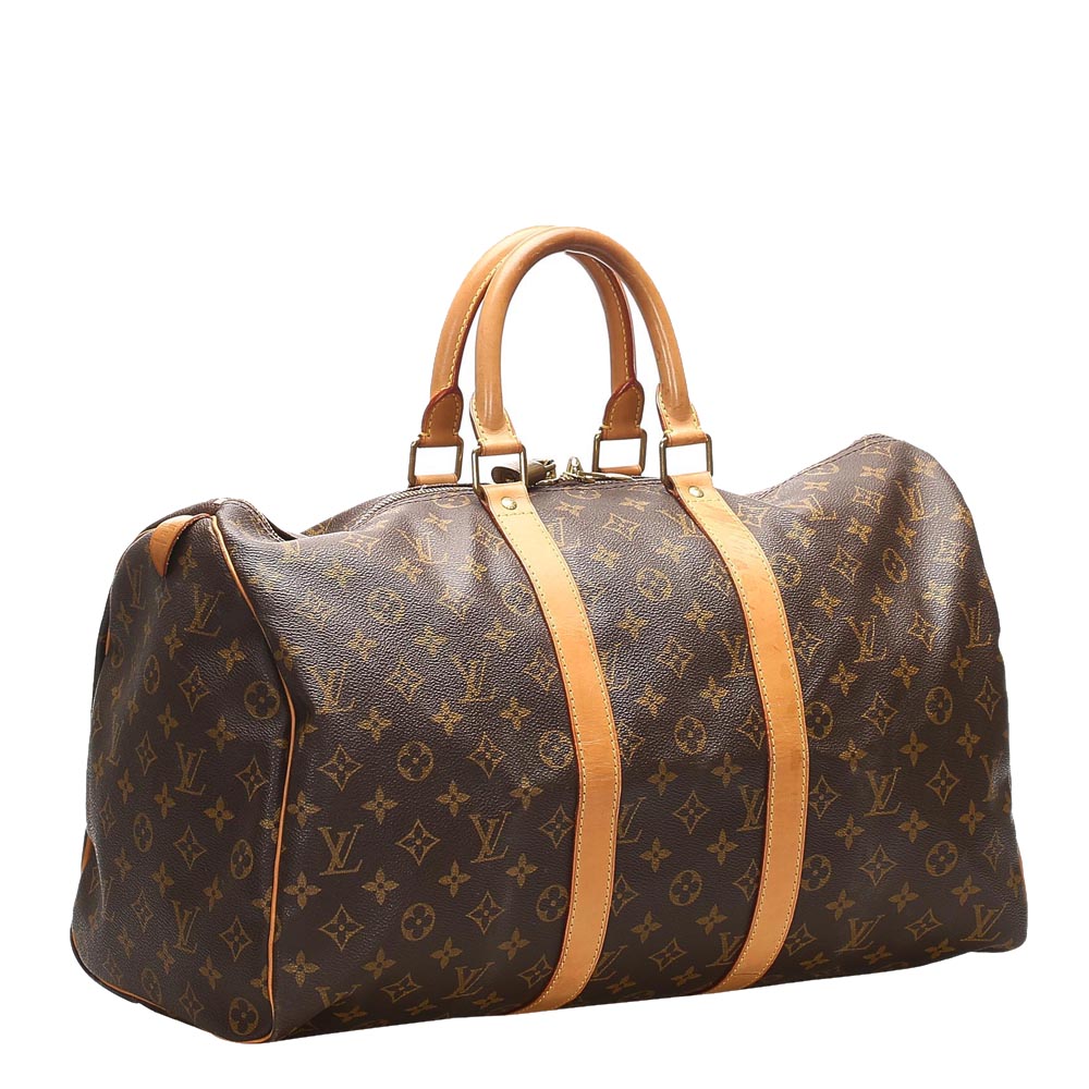 

Louis Vuitton Brown Monogram Canvas Keepall 45 Bag