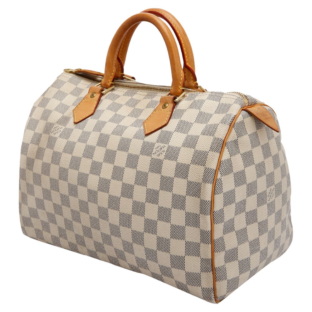 

Louis Vuitton Damier Azur Canvas Speedy 30 Bag, Blue