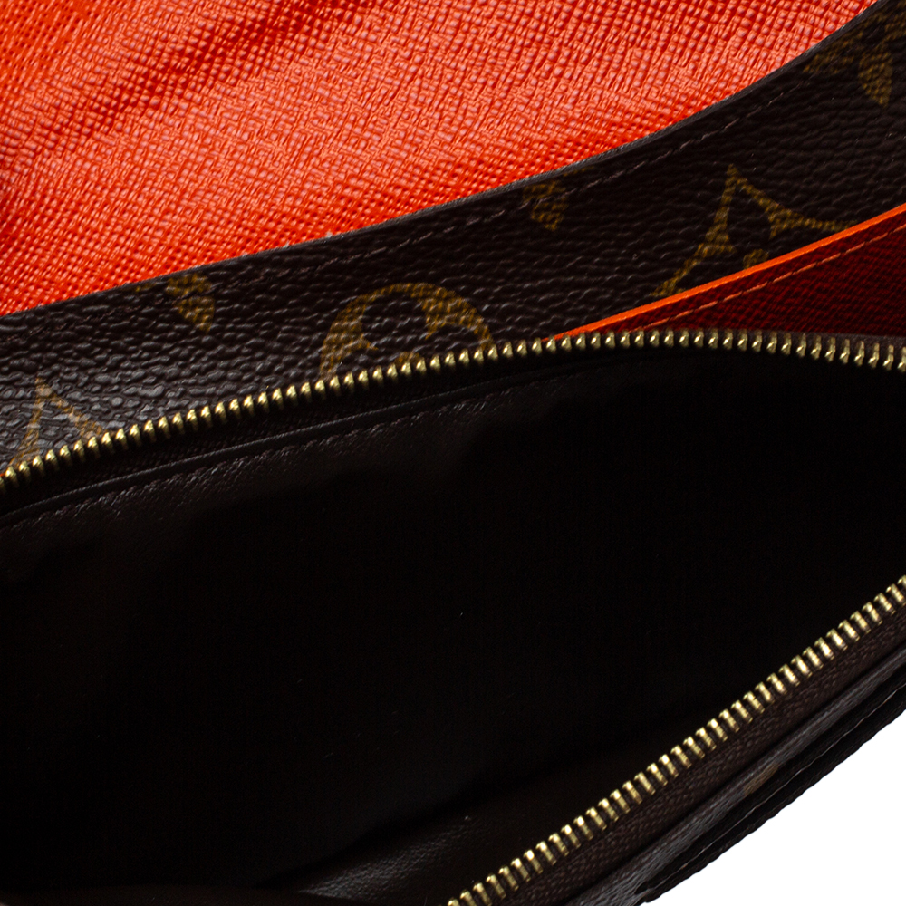 

Louis Vuitton Monogram Canvas Emilie Wallet, Orange