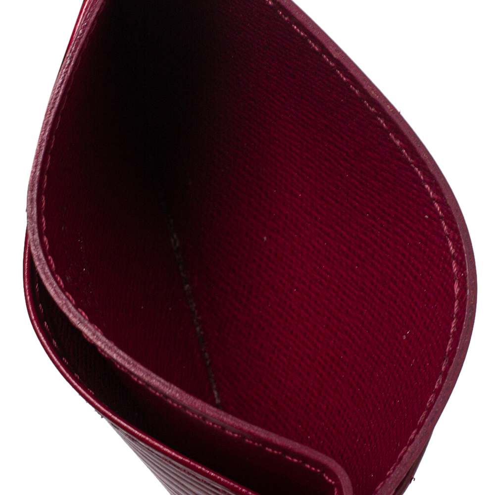 

Louis Vuitton Pondichery Pink Epi Leather Card Holder