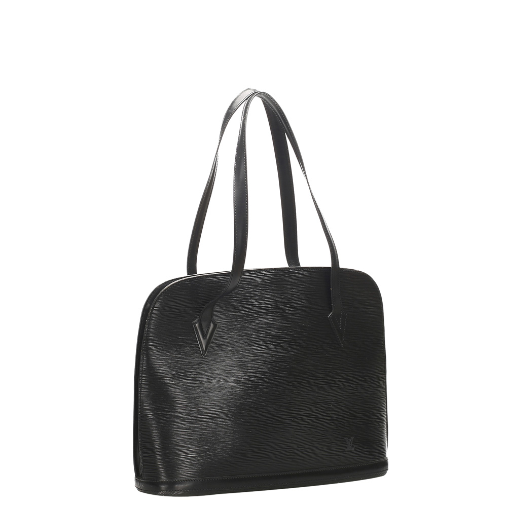 

Louis Vuitton Black Epi Leather Lussac Bag