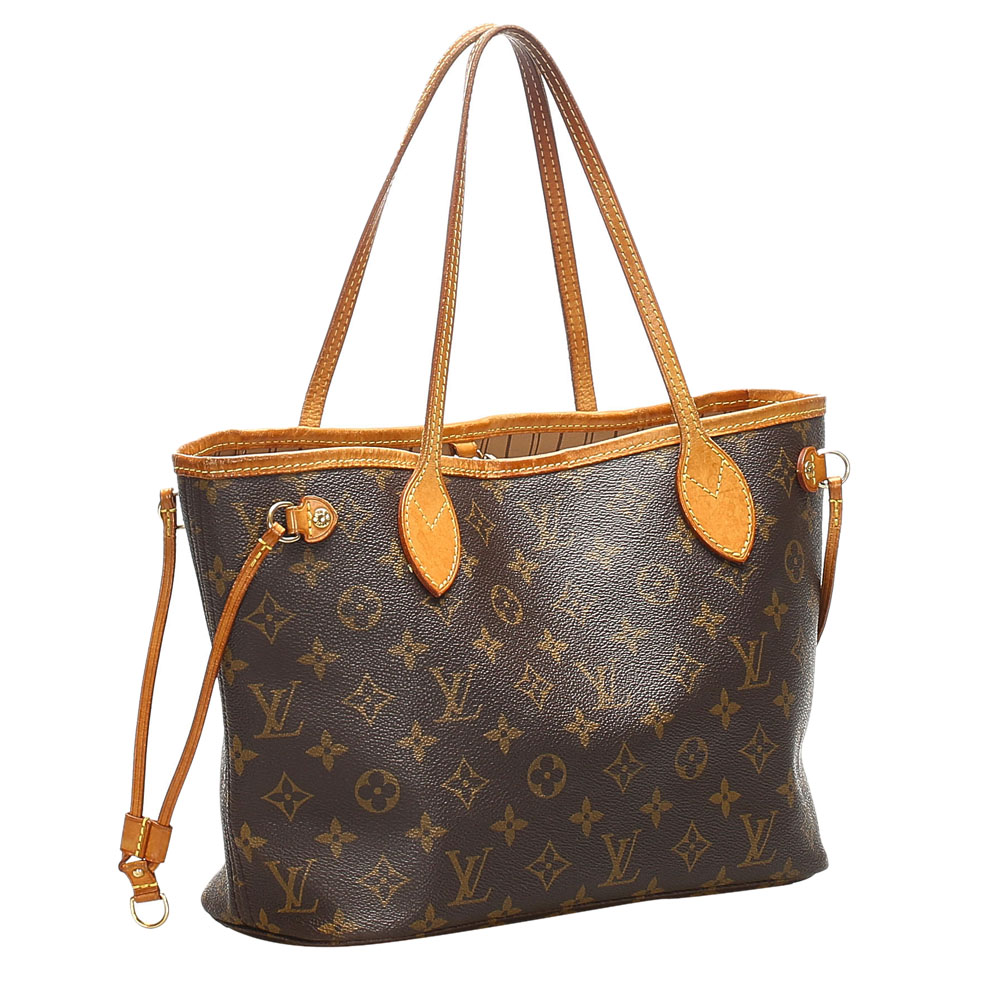 

Louis Vuitton Brown Monogram Canvas Neverfull PM Bag