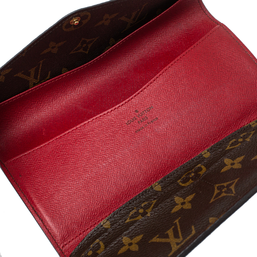 

Louis Vuitton Monogram Canvas Josephine Wallet, Brown