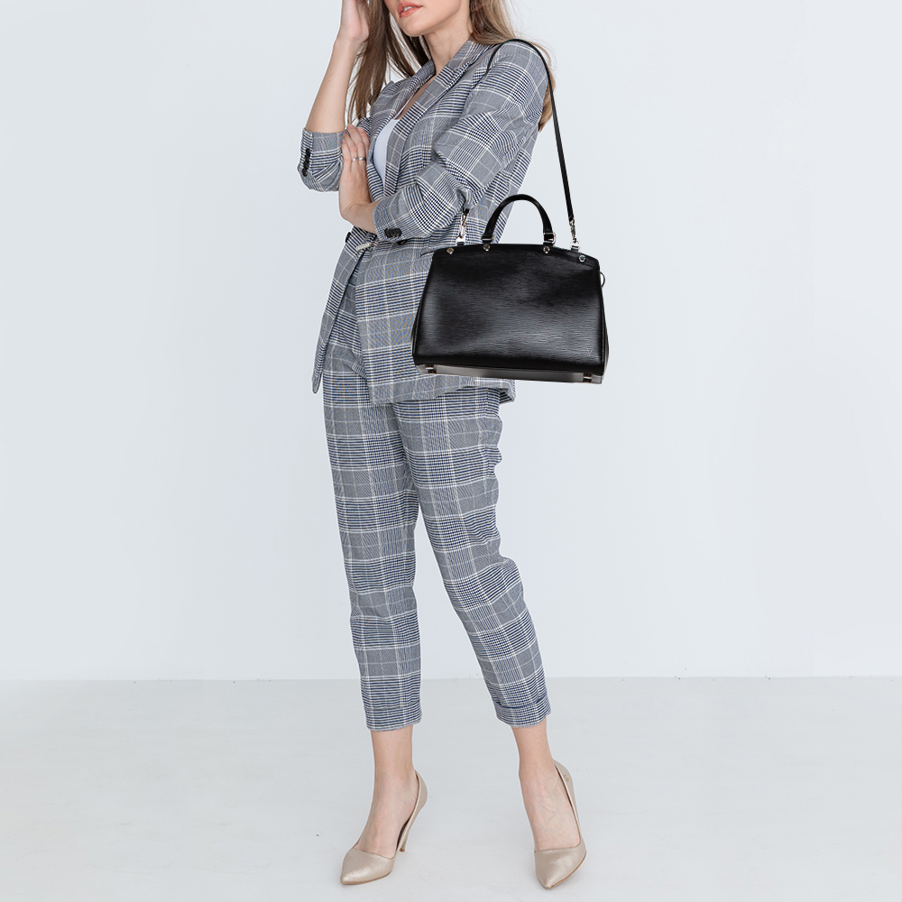 

Louis Vuitton Black Epi Leather Brea MM Bag