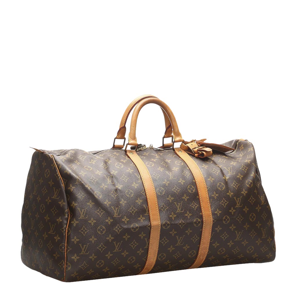 

Louis Vuitton Brown Monogram Canvas Keepall 55 Bag