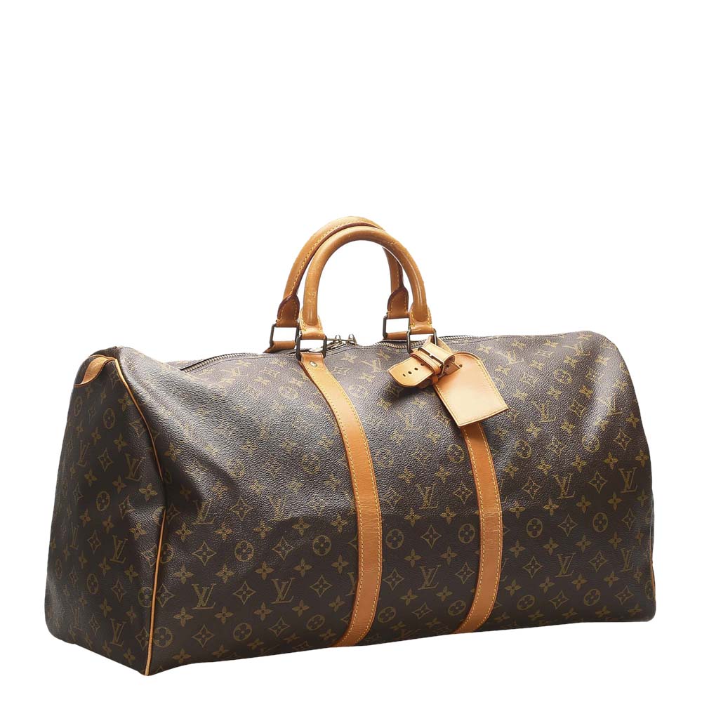 

Louis Vuitton Brown Monogram Canvas Keepall 55 Bag