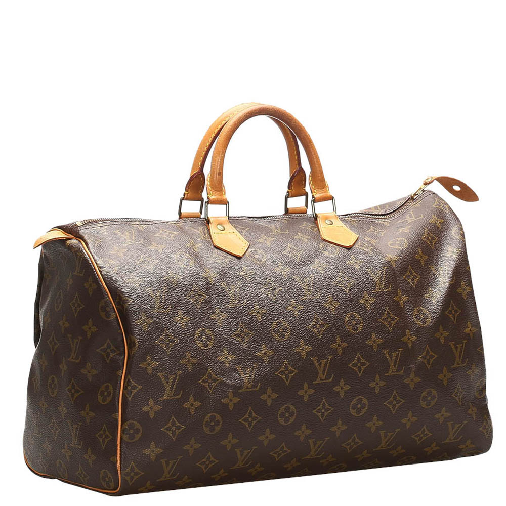 

Louis Vuitton Brown Monogram Canvas Speedy 40 bag
