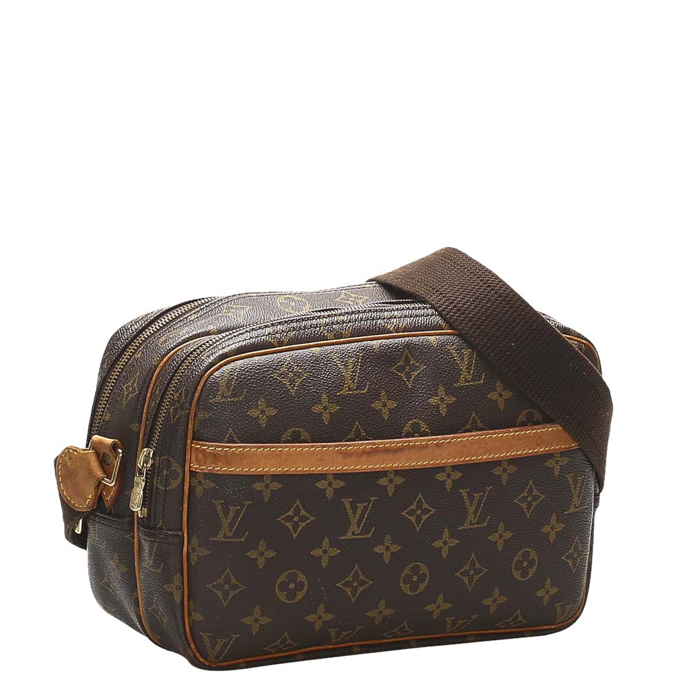 

Louis Vuitton Brown Monogram Canvas Reporter PM Bag