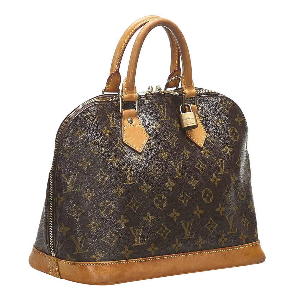 

Louis Vuitton Brown Monogram Canvas Alma PM Bag