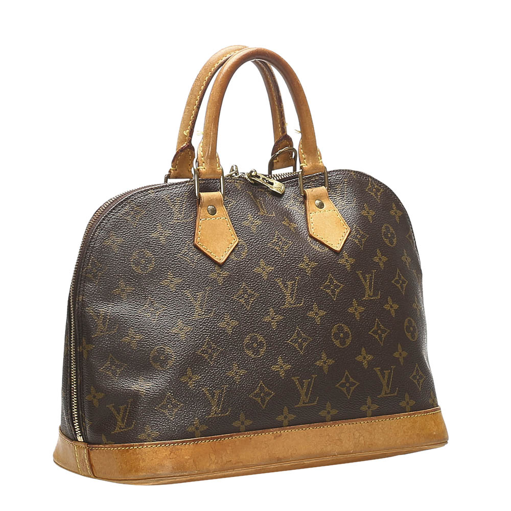 

Louis Vuitton Brown Monogram Canvas Alma PM Bag