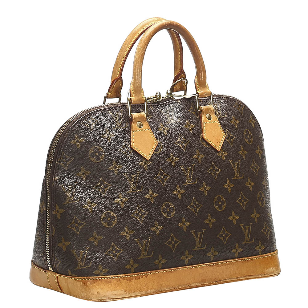 

Louis Vuitton Brown Monogram Canvas Alma PM bag