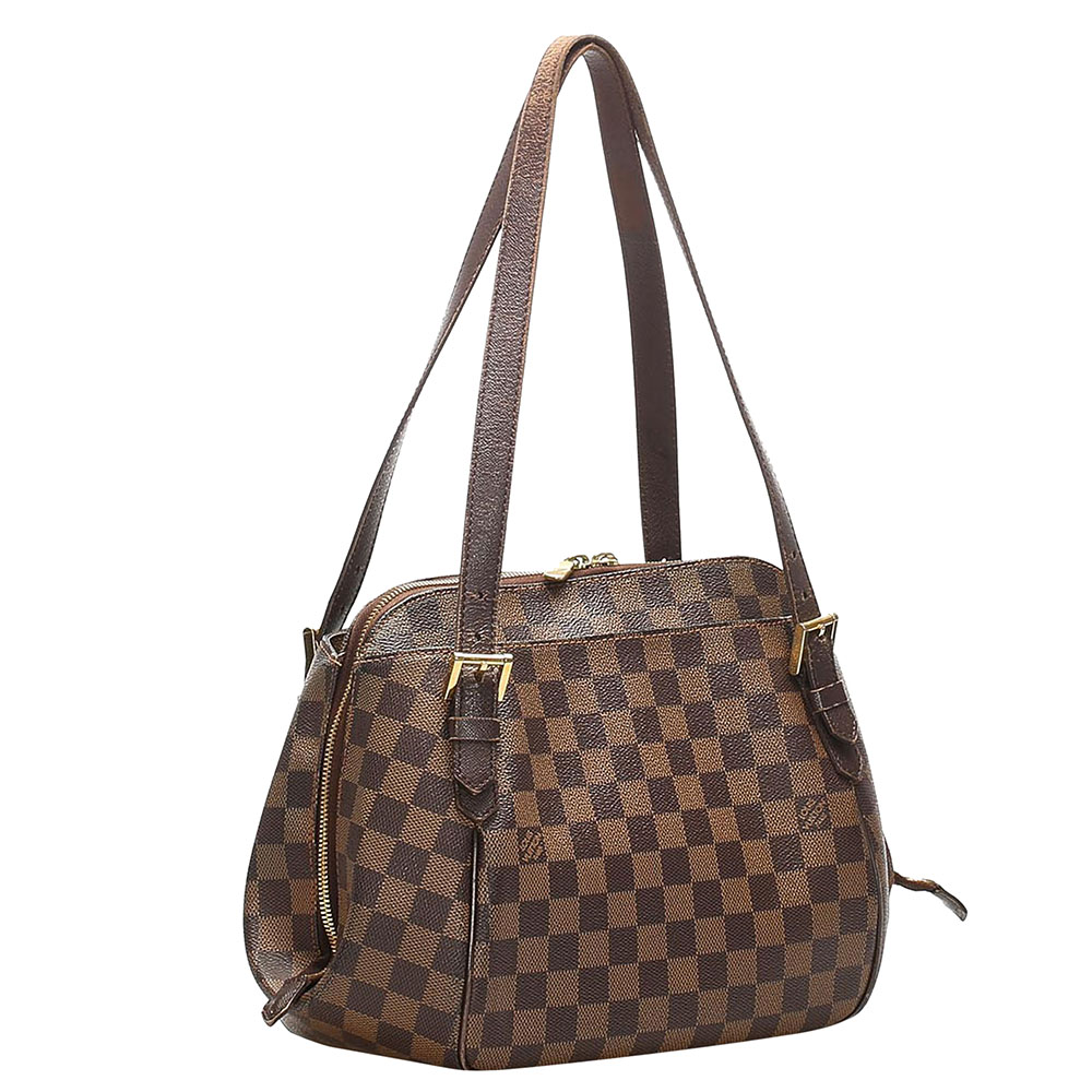 

Louis Vuitton Damier Ebene Canvas Belem MM Bag, Brown