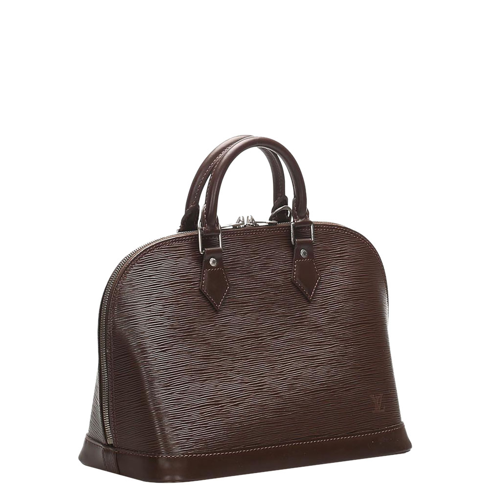 

Louis Vuitton Brown Epi Leather Alma PM Bag