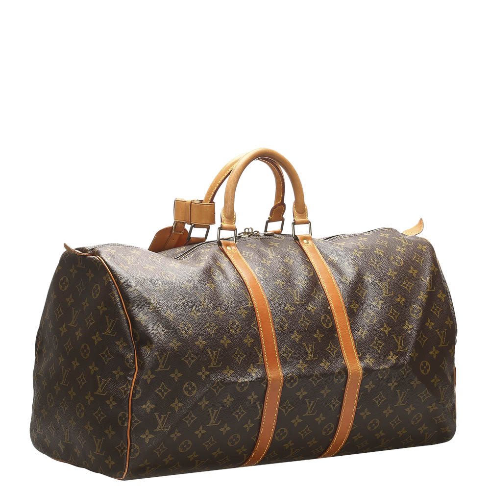 

Louis Vuitton Brown Monogram Canvas Keepall 55 Bag