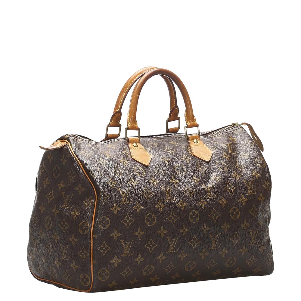 

Louis Vuitton Brown Monogram Canvas Speedy 35 Bag