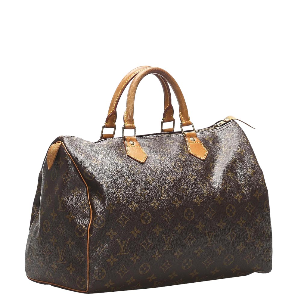 

Louis Vuitton Brown Monogram Canvas Speedy 35 Bag