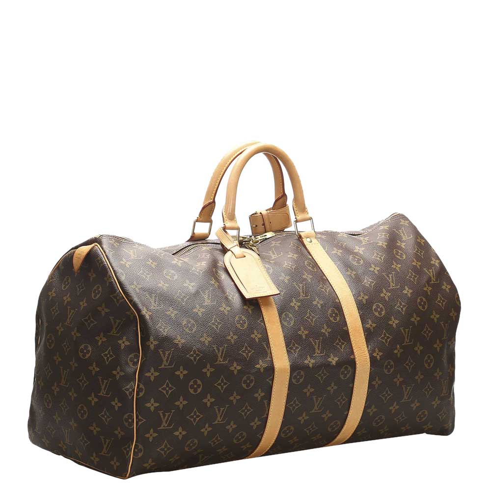 

Louis Vuitton Brown Monogram Canvas Keepall 55 Bag