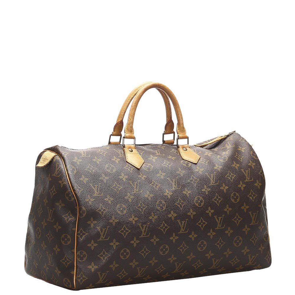 

Louis Vuitton Brown Monogram Canvas Speedy 40 Bag