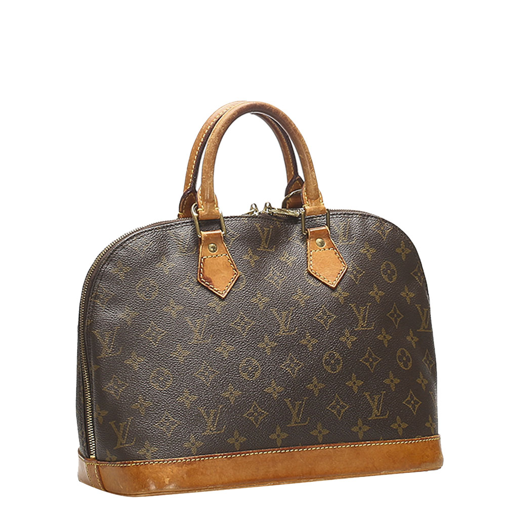 

Louis Vuitton Monogram Canvas Alma PM Bag, Brown