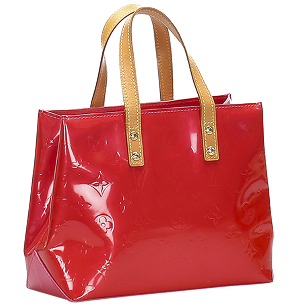 

Louis Vuitton Red Monogram Vernis Reade PM Bag
