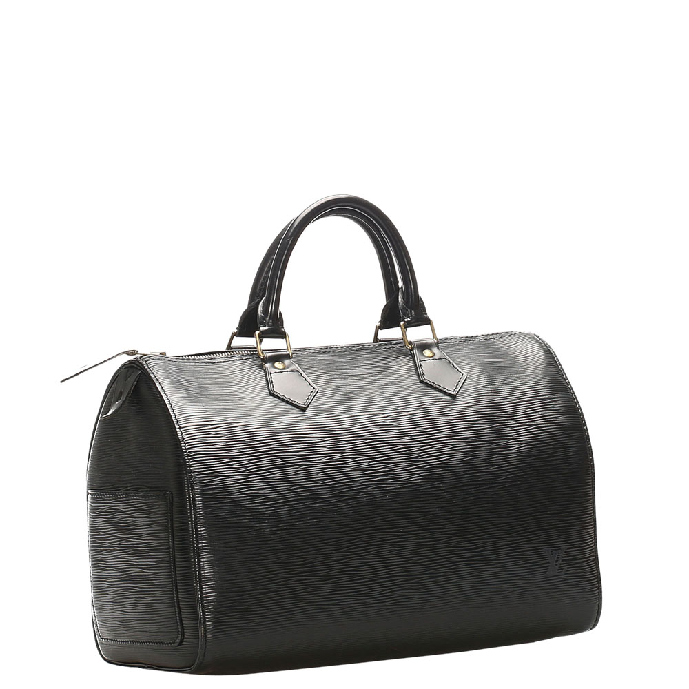 

Louis Vuitton Black Epi Leather Speedy 30 Bag